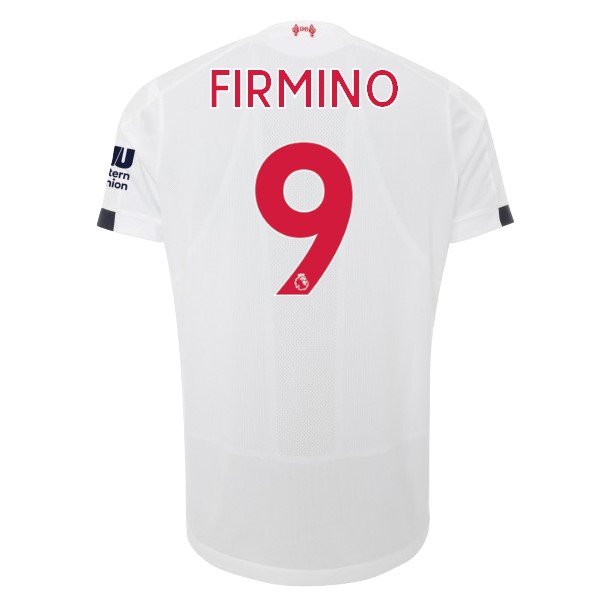 Camiseta Liverpool NO.9 Firmino Segunda equipación 2019-2020 Blanco